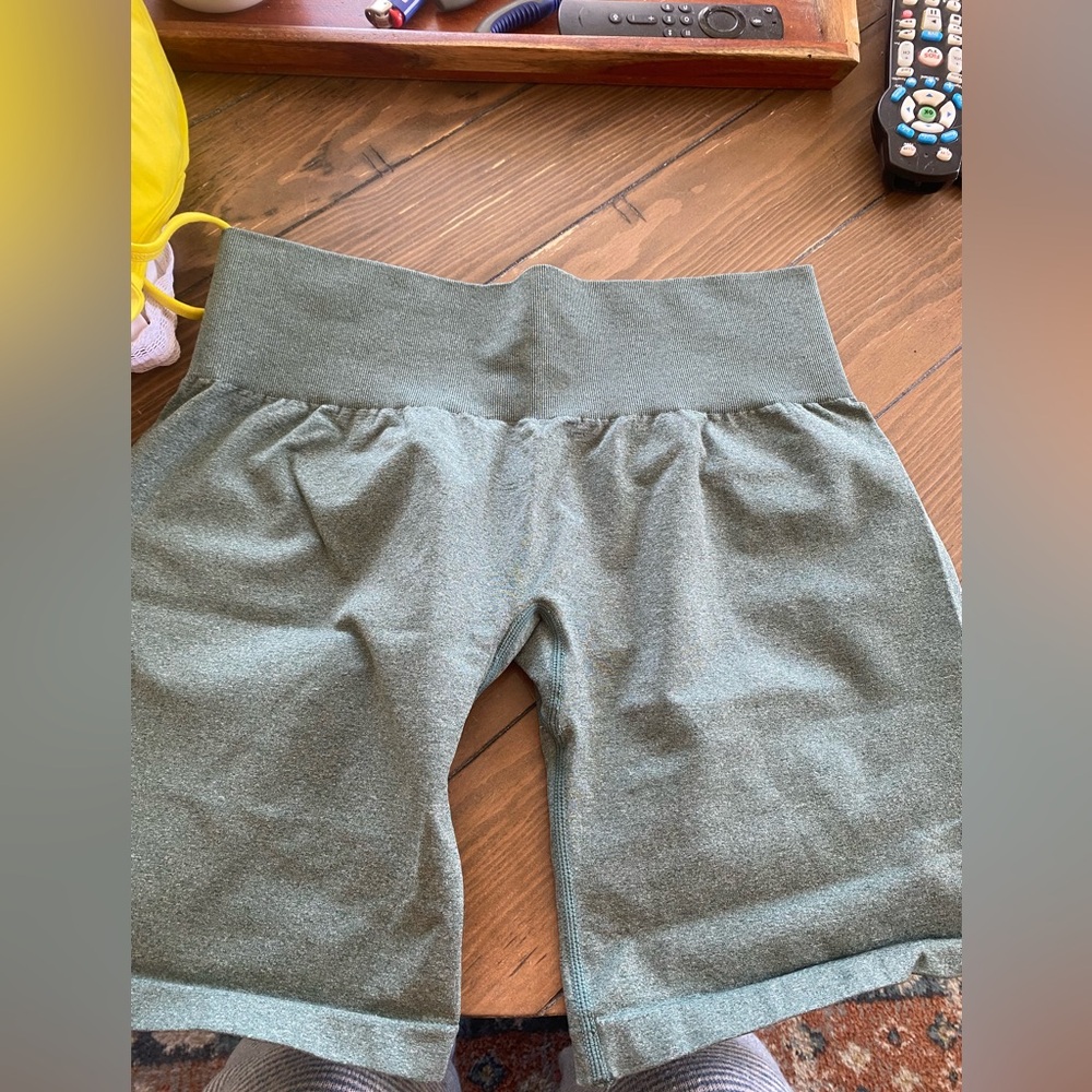 Gymshark Green Athletic Shorts